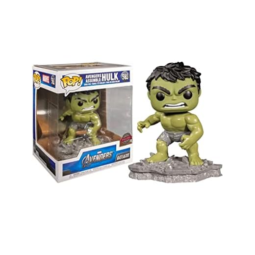 Funko Pop! Deluxe: Marvel Avengers - Hulk - (Assemble) - Figura de Vinilo Coleccionable - Idea de Regalo- Mercancia Oficial - Juguetes para Niños y Adultos - Movies Fans - Muñeco para Coleccionistas
