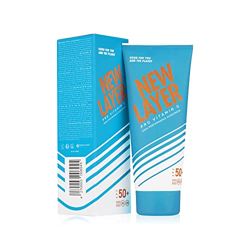 NEW LAYER Sunscreen | SPF 50+ | Pro Vitamin D | Fast absorbing | Long lasting | Free of microplastic | Reef-friendly | Free of oxybenzone & octocrylene | Water resistant | Climate neutral (200ml) - Image 4