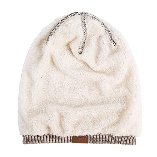 REDESS Beanie Hat for Men and Women Winter Warm Hats Knit Slouchy Thick Skull Cap - Thumbnail 4