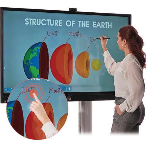 Image of Tripp Lite Interactive Flat-Panel Touchscreen Display with PC, 4K @ 60 Hz, UHD, 65 in. (DMTP65OPS)