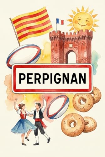 Poster Perpignan 40x60 cm : affiche déco murale, cadeau original humour catalan mat