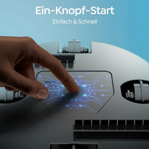 (2026 neu) TALOSBO S2 Poolroboter mit Doppelfiltration,Dual Motoren Poolreiniger,Kabelloser Poolsauger Akku mit 90 Min Laufzeit,2,5H Ladezeit,Selbsteinparkfunktion für Flache Böden Pools