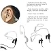 MaximalPower Clear Coil Tube Earbud Headset PTT Mic w/Kevlar HYTERA 2-Pin Plug with Screw