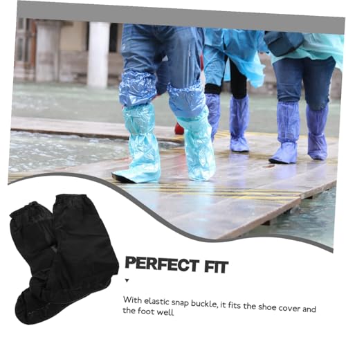 BESPORTBLE Botas de lluvia para niños cubiertas impermeables para lluvia y nieve para ciclismo (talla S) miniatura 3