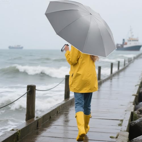 Parapluie coupe-vent et robuste pour pluie intense - 4