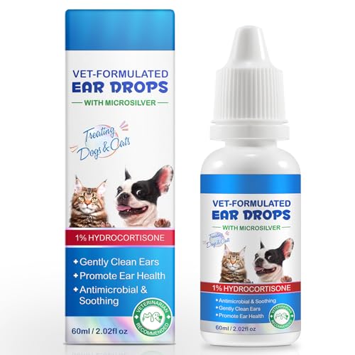 Ear Mite Treatment for Dogs & Cats - Fast-Acting...