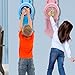 Cunlvyyds Vertical Jump Tester, Voice Broadcast Vertical Jump Trainer, Plastic Jump Trainer with Adjustable Height Bouncer for Kids Indoor Height Touch DeviceTrainer