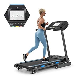 Capital Sports Pacemaker F120 Laufband für Zuhause Klappbar Elektrisch Treadmill Laufbahn Walking Pad, max. 12 km/h, LowNoise-FX Drive Motor, mit oder ohne Massage-Station