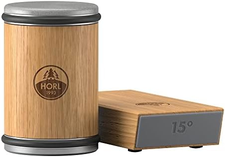 HORL 2 Oak Rolling Knife Sharpener Engineered in Germany for Straight Edge with Industry Diamonds for Steel of any hardness and Magnetic Angle Technology with 15 & 20 Degrees