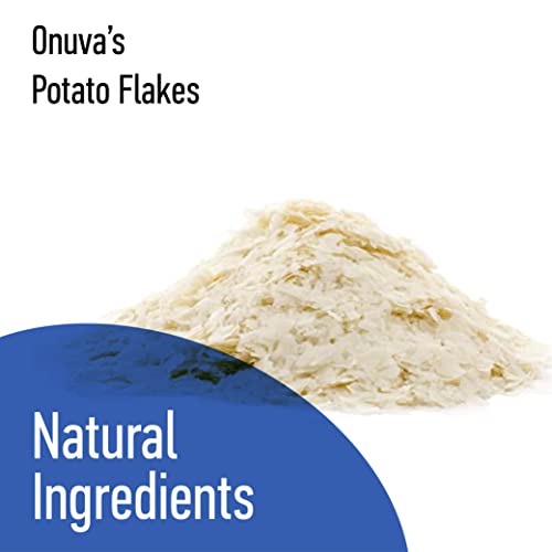 Onuva's Potato Flakes 1Lb (454G) - Instant And Convenient To Cook - Dehydrated Whole Foods For Emergency Food Storage - Camping Supplies, And Survival Kits - Sealed Fresh #TOP4