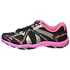 Ryka-Womens-Influence-Cross-Trainer Ryka Women's Influence Cross Trainer, Black/Atomic Pink/Royal Blue/Forge Grey, 9 M US