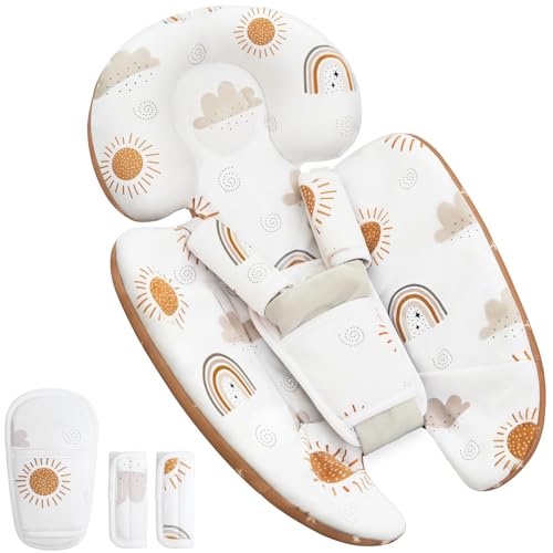 Image of Infant Insert Compatible with 4moms Mamaroo Swing and Graco Swing and Infant Car Seat,Newborn Insert Head & Body Support Cushion,Breathable Soft Fabric, Universal for Baby Swings, Car seats, Strollers