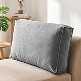 Oreiller de lecture confortable : Notre oreiller lombaire a été spécialement conçu avec un concept ergonomique pour s'adapter parfaitement aux contours de la colonne vertébrale. Cet oreiller compensé est très adapté aux personnes ayant des problèmes de dos ou de cou