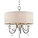 Cody 3 Light Crystal Polished Nickel Mini Chandelier