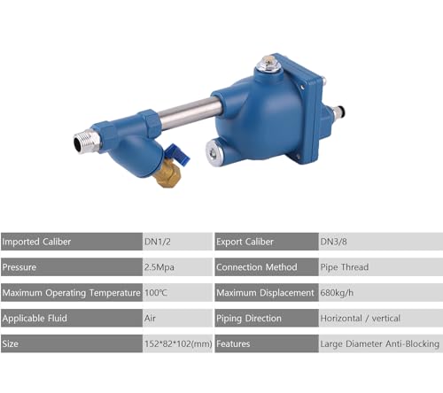LuTangous G1/2 Mechanical Auto Drain Valve