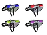 Service Dog mesh vest Harness Cool Comfort Nylon for dogs Small Medium Large Purchase comes with 2 reflective SERVICE DOG pathces. PLEASE MEASURE your dog before ordering - Medium