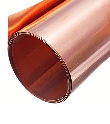 Image of AVIATION METAL & ALLOYS 99.9% Pure Copper Sheet Foil Long For Experiments Art Crafts Crafting Embossing | Vastu | Baby Toys | Vastu | Foil Art Copper foil(0.05mm thick 100mm x 1000mm Long