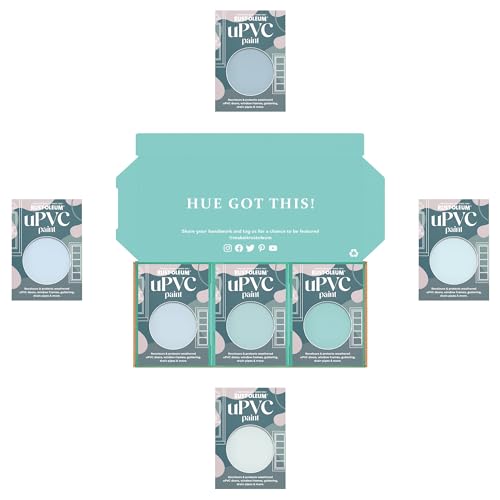 Rust-Oleum uPVC Paint in Matt Finish – Soft Blues Tester Box