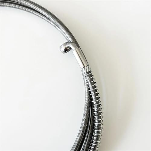 Durite frein hydraulique tressée M10 banjo 90° pour moto