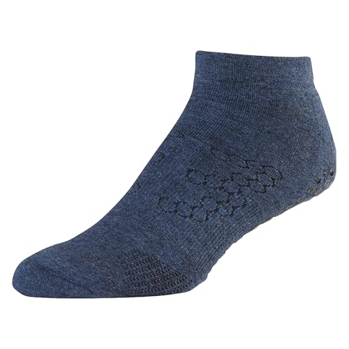 Image of Base 33 Low Rise Grip Socks - Pilates Socks with Non-Slip Grips, Arch Band Support, Wear for Yoga, Barre, Martial Arts