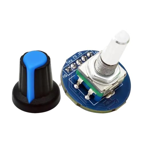 Module d'encodeur rotatif EC11 avec capuchon de bouton pour potentiomètre audio - 3