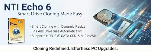 image for NTI Echo 6 | Disk Cloning & Migration Software | Make an exact copy of