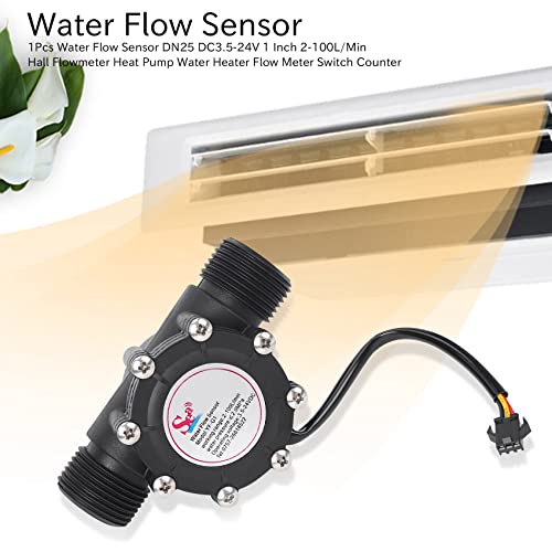 Sensor de flujo de agua con efecto Hall DC3.5-24V para controlar bombas de agua 3