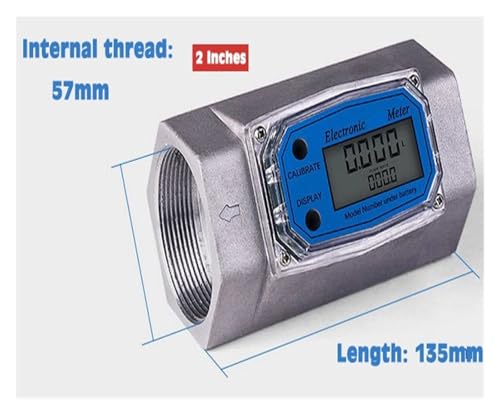 Indicateur électronique débitmètre numérique 2" avec écran LCD et capteur - 3