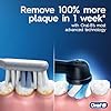 Oral-B iO Deep Clean Rechargeable Electric Powered Toothbrush, Icy Blue with iO Series 3 Limited, 2 Brush Heads and Travel Case - Pressure Sensor to Protect Gums - 3 Cleaning Settings - 2 Minute Timer