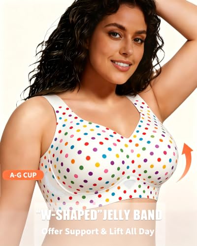 Image of Smoothing Bra Anti Sagging Wireless Push Up Bras for Women No Underwire Full Coverage Bra Comfy Bras for Women