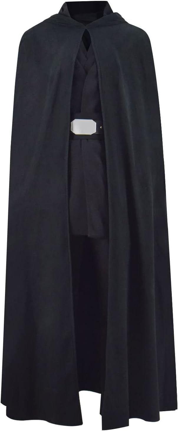 Mandalorian Costume Adult Men Black Outfit Luke Skywalker Costume Kids Boys Halloween Cosplay