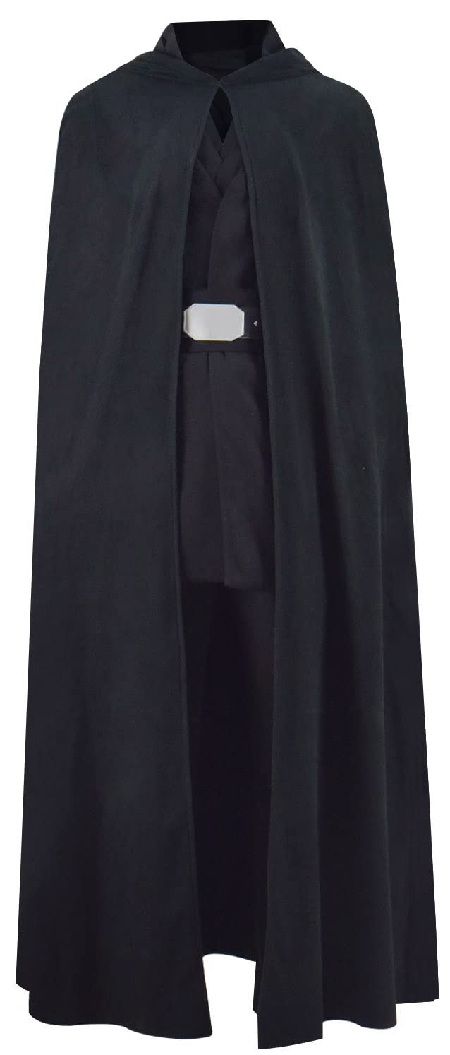 Mandalorian Costume Adult Men Black Outfit Luke Skywalker Costume Kids Boys Halloween Cosplay