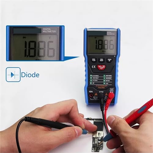 Testeur de résistance AC DC intelligent avec voltmètre intégré pour circuits électroniques