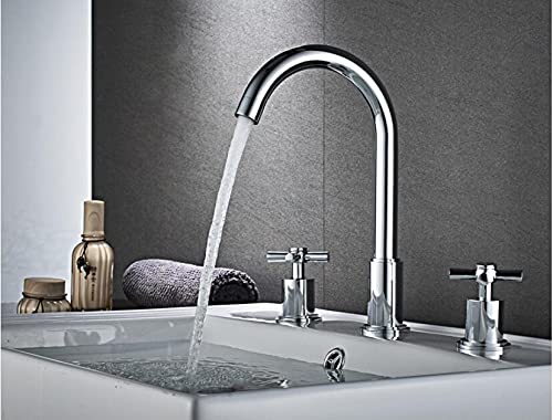 Robinet d'évier de salle de bain à 3 trous pour remplacer un mitigeur fuyant