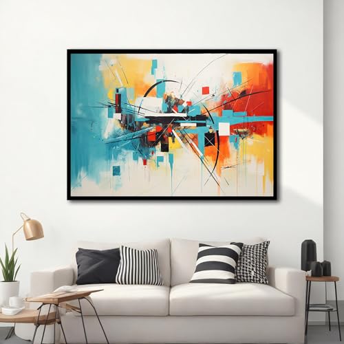 Art mural abstrait sur toile LMYCHENG, grande affiche contemporaine 70x100cm sans cadre