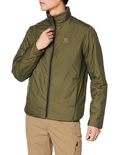 Salomon Men's Standard Outrack Insulated Jacket, Olive Night, Large