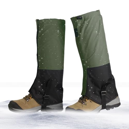 Polainas para piernas impermeables que evitan nieve y mordeduras