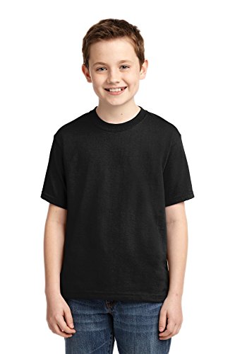 Jerzees boys Heavyweight Blend T-Shirt(29B)-BLACK-L3