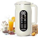 10 in 1 Nut Milk Maker Machine42oz IMD Screen Almond Milk Maker, Soy Milk Maker with Self-Cleaning, Delay Start, Keep Warm, Automatic Plant-Based Milk Blender for Juice, smoothie, Soup, Boil Water