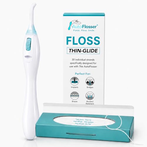 The AutoFlosser Dental Floss Threader Handle Kit for Bridges & Implants