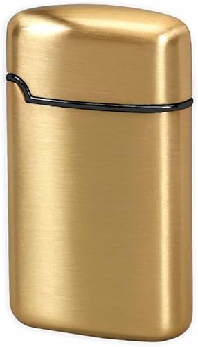 Vertigo Gladiator - Encendedor de llama triple (dorado) Dorado,Crackle negro,Cromado