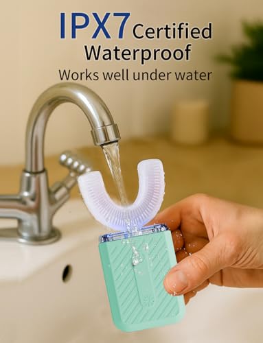 Image of U-Shaped Electric Toothbrush for Adults, Electric Toothbrush with IPX7 Waterproof, ultrasonic Toothbrush