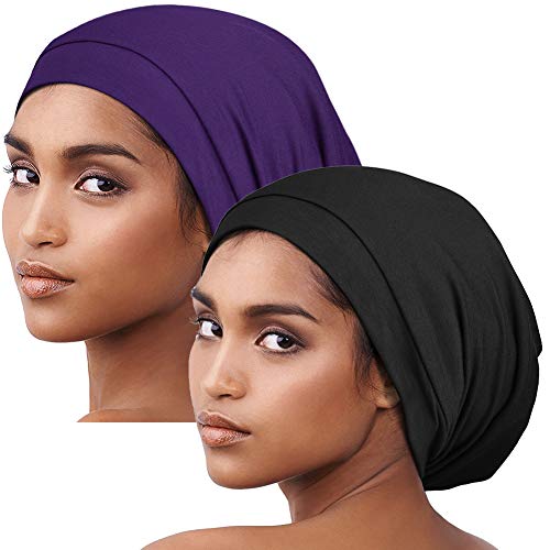 Capa de dormir de cetim ajustável para cabelo encaracolado que protege o cabelo, permanece no lugar,