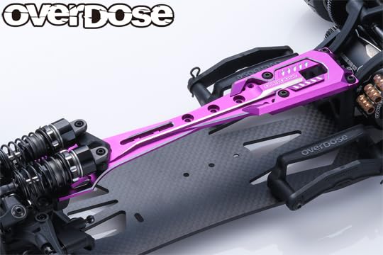 overdose アッパーシャーシ　ブラック アルミアッパーシャーシセット (For GALM シリーズ/ ブラック