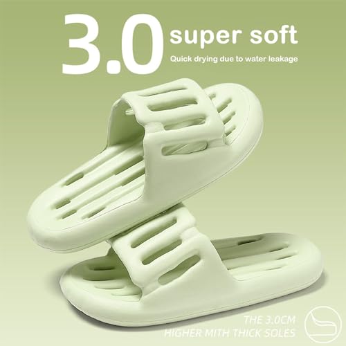 LNERIP Womens Mens Shower Bathing Slides Sandals Bathing Slippers Quick Drying Shower Lightweight Sole Slide Non-Slip Bathing Shoes3