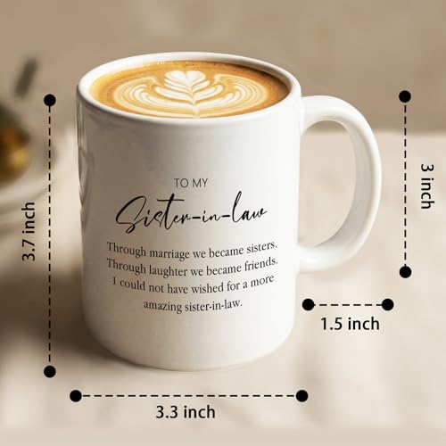 Taza de cerámica Sister in Law 11 oz miniatura 5
