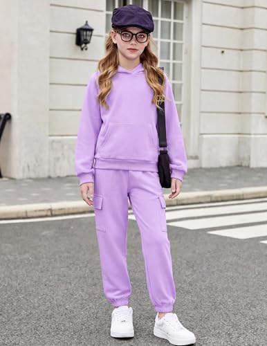 Image of Arshiner 2 Pieces Girls Outfits Fall Sweatsuits Sweatshirts and Sweatpants