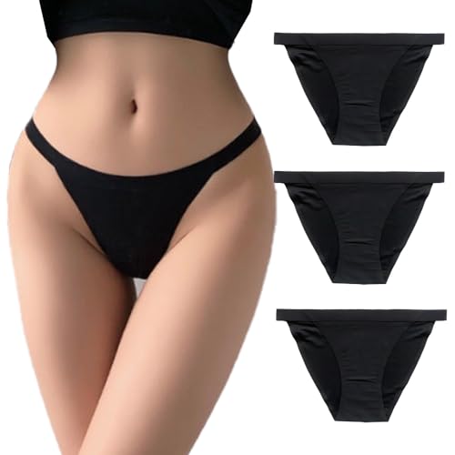 [CHUJNX] ショーツ レディース セクシー シームレスショーツ ローウエス かわいい パンティ 女性 下着 無縫製 高通気性と伸縮性のサムネイル