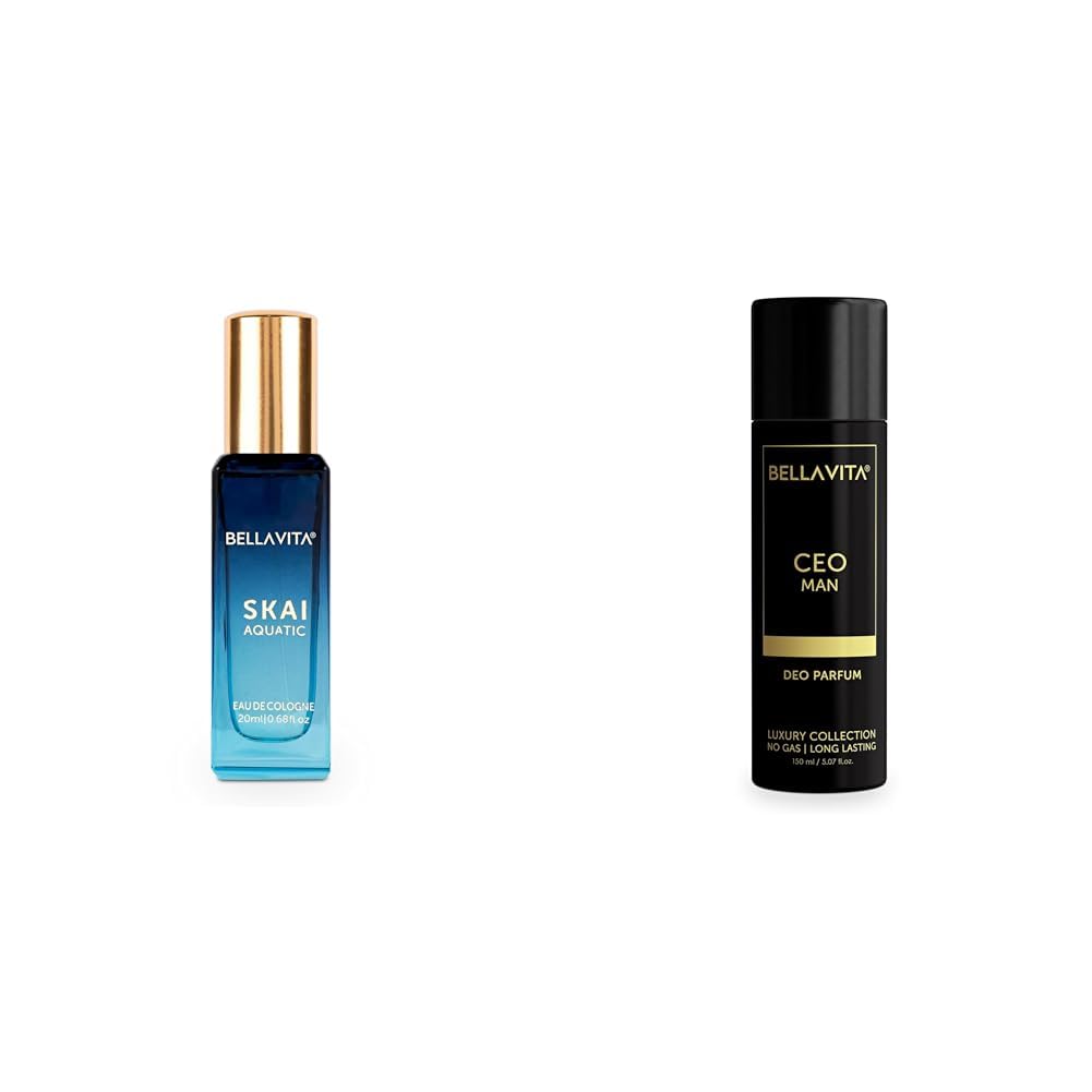 Bella Vita Luxury Skai Aquatic Unisex Liquid Eau De Cologne Ceo Man Body Parfum, 150 Ml, 20 Ml,Assorted-picture-19