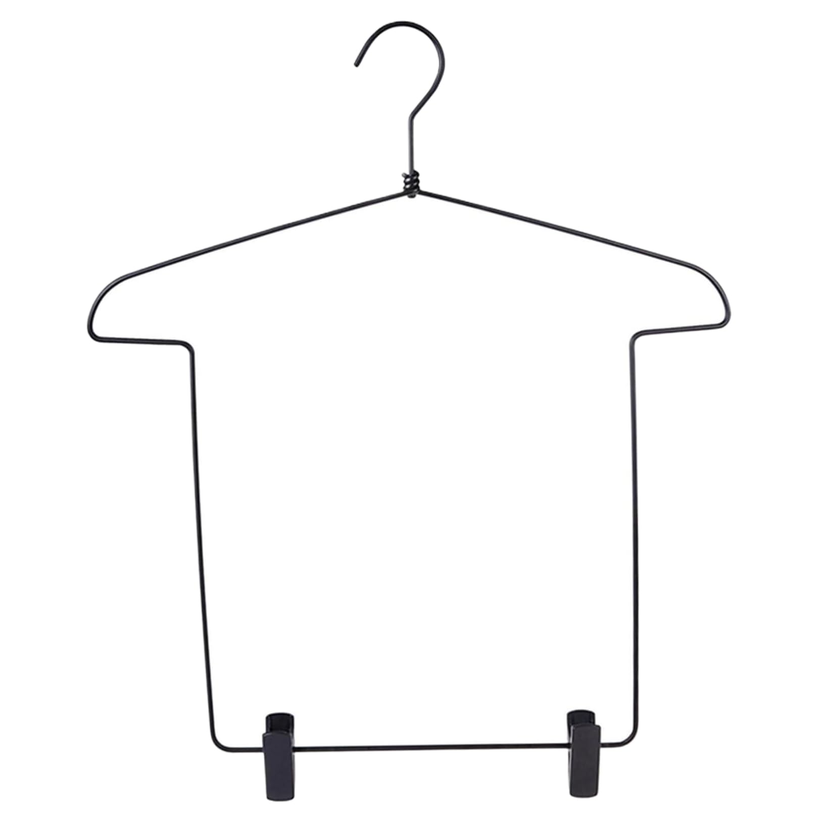 Body Shape Hanger Wire Body Shape Coat Rack with Sliding Clip Metal Pant & Clothing Hanger Sturdy Clothes Display Hanger for Clothing Store Cloakroom and Bedroom Clothing Hangers Metal Hangers Wire Ha